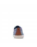 Men's Blue Textile Sneakers