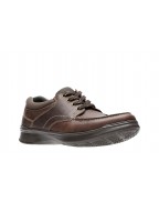 Men's Brown Oily Oxfords