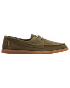 Men's Olive Suede Loafers