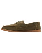 Men's Olive Suede Loafers