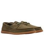 Men's Olive Suede Loafers