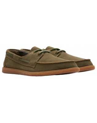 Men's Olive Suede Loafers